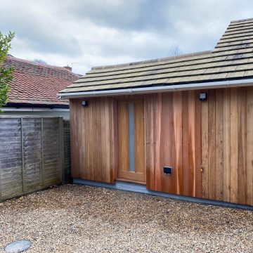 Garage conversion front elevation