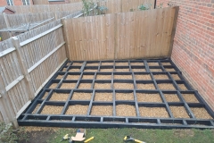 Garden decking project 