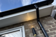 Details of roof, lighting and drainage on ground floor extension built by TED Construction Chichester