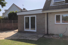 Ground floor, side extension with fitted kitchen