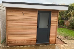 Garden studio storage with separate access