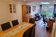 Dining room with table and chairs