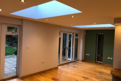 Rear extension with two large foorlights