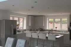 Contemporary white kitchen