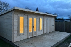 Timber built studio and workshop