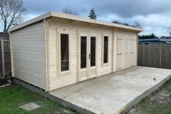 Timber built studio and workshop