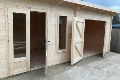 Timber built studio and workshop